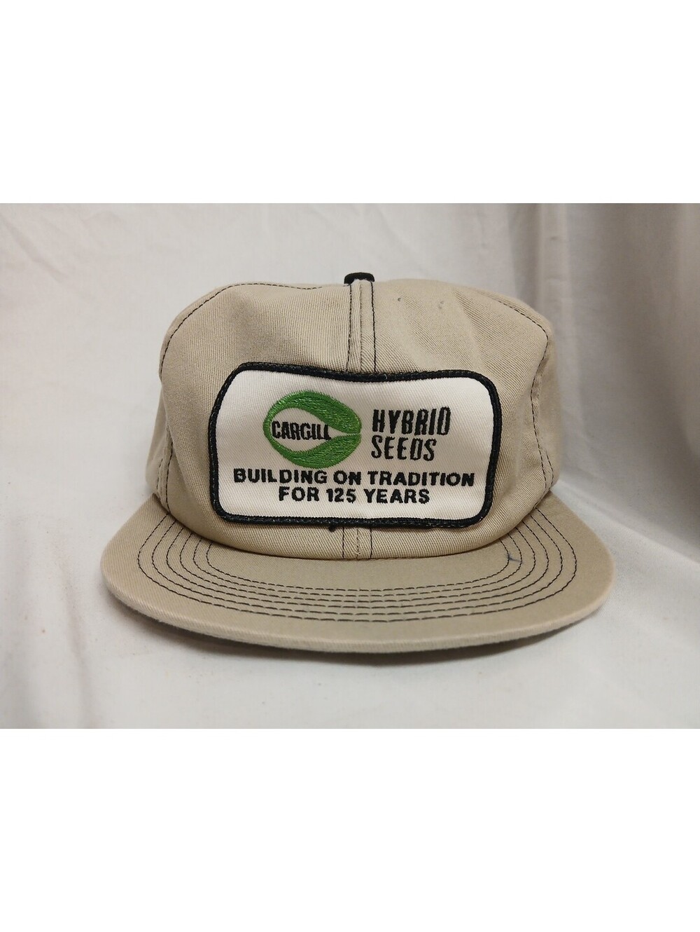 Vintage K Products USA MADE Cargill Seed Farm Patch Trucker Hat Snapback Cap